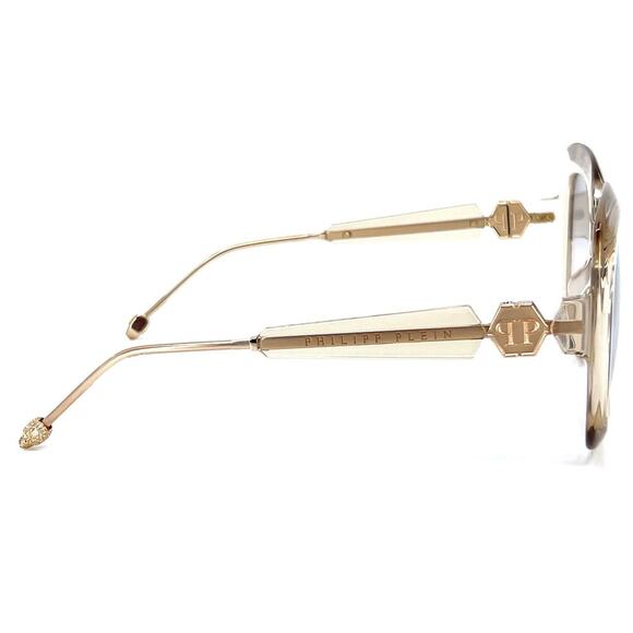 New! PHILIPP PLEIN Sunglasses Queen SPP065S Col.6Y1G, Authentic - Picture 11 of 13
